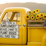 Sunflower Pickup Lines